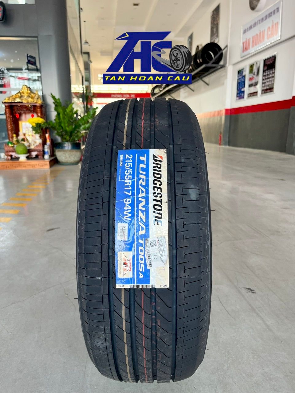 Lốp xe Bridgestone Turanza T005A 215/55R17 094W - THC547