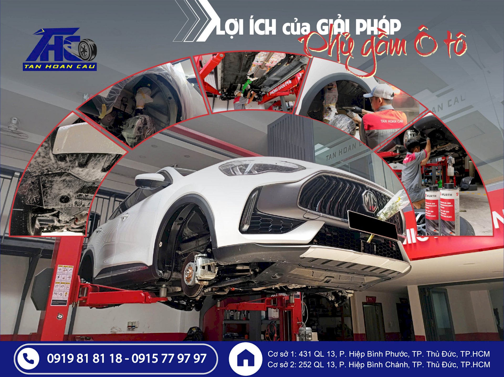 Lợi ích phủ dàn gầm ô tô là gì? Có nên phủ gầm xe MG-HS tại Ô tô Tân Hoàn Cầu