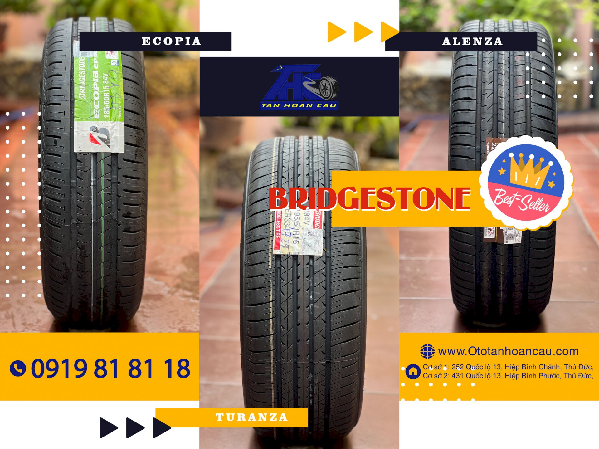 Dòng lốp BRIDGESTONE 