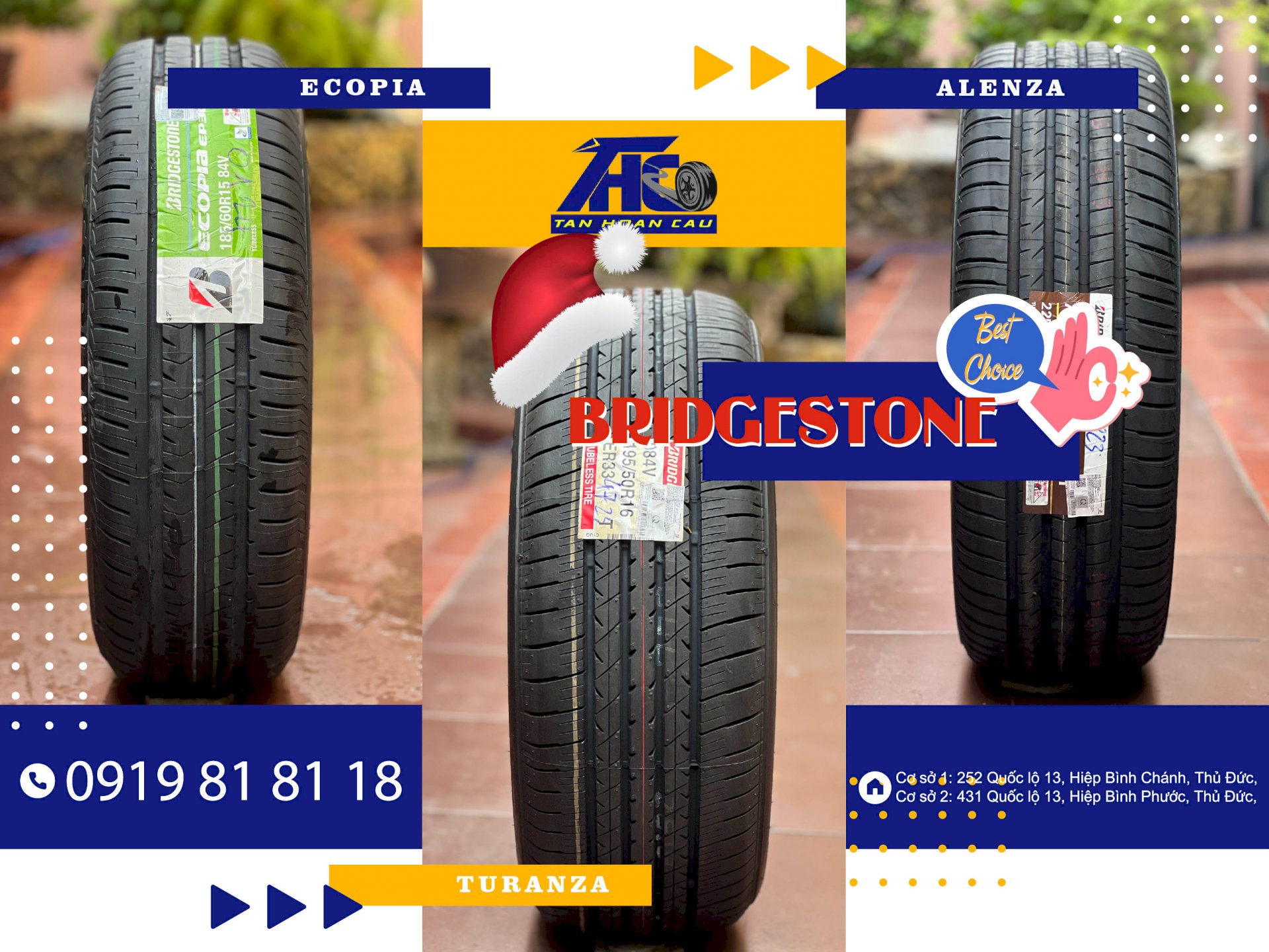 Dòng lốp BRIDGESTONE 