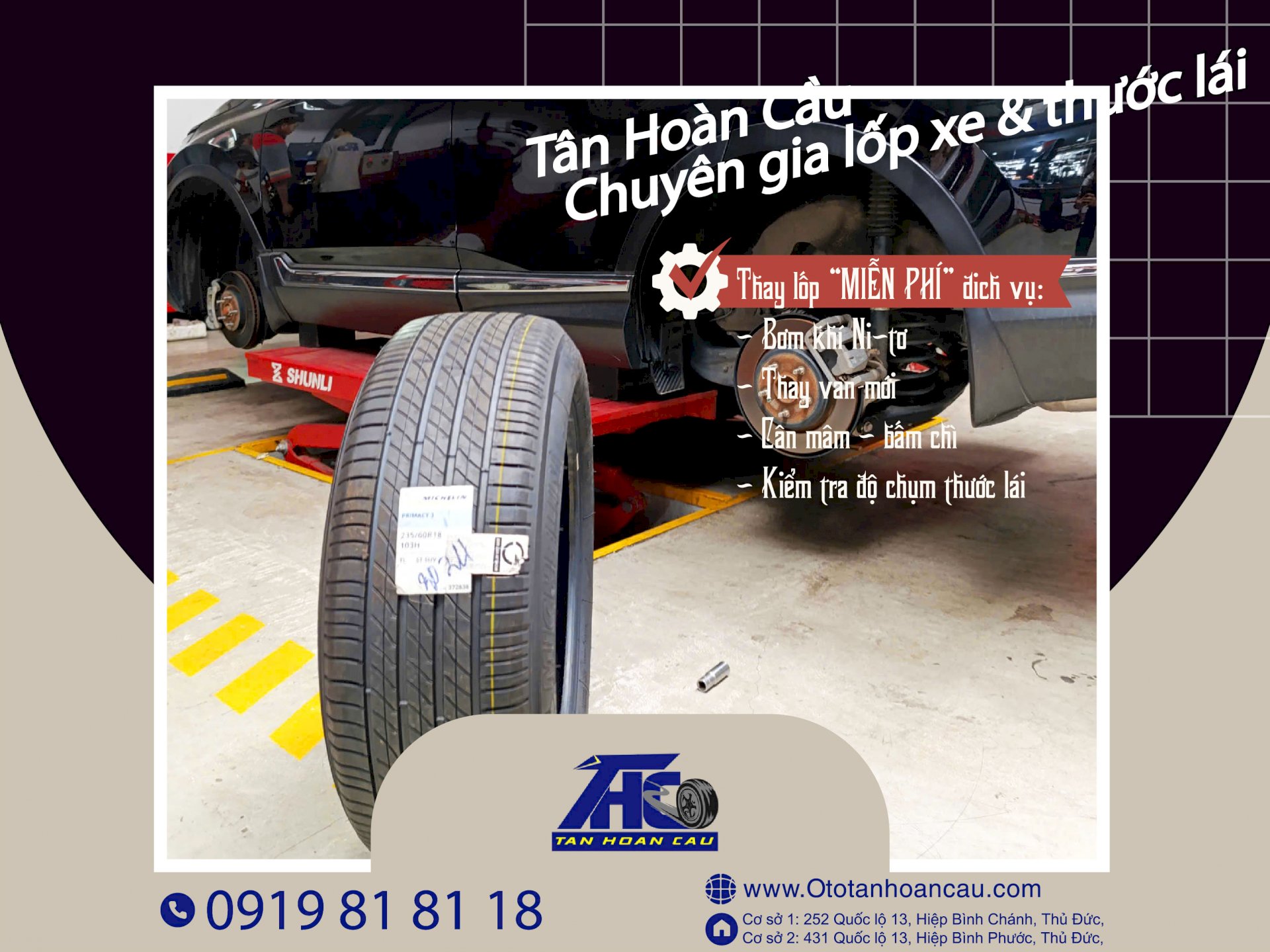 Thay 2 lốp xe ô tô khi bị hỏng 1 lốp, có nên không? Lời khuyên quan trọng từ chuyên gia