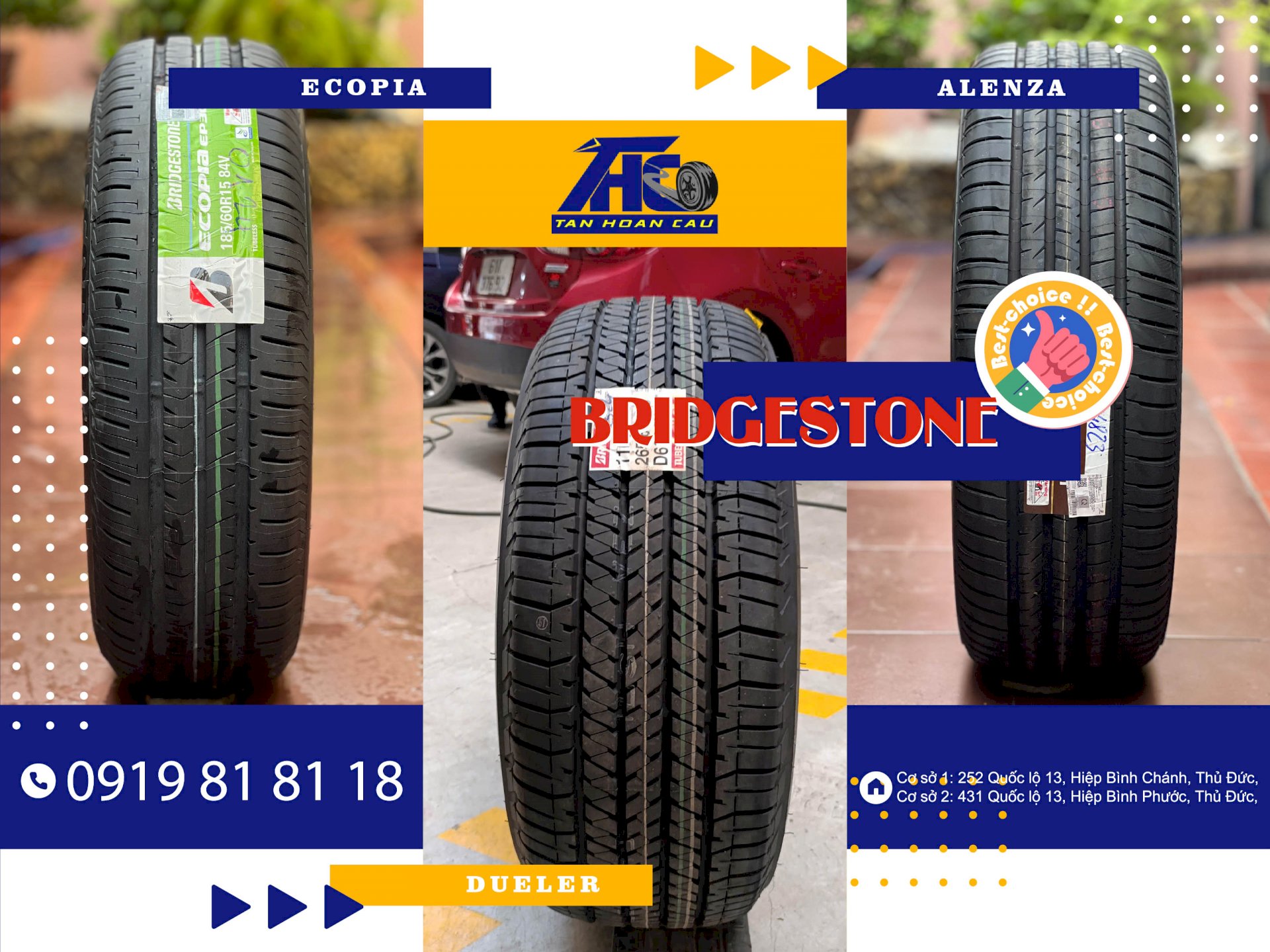 Dòng lốp BRIDGESTONE 