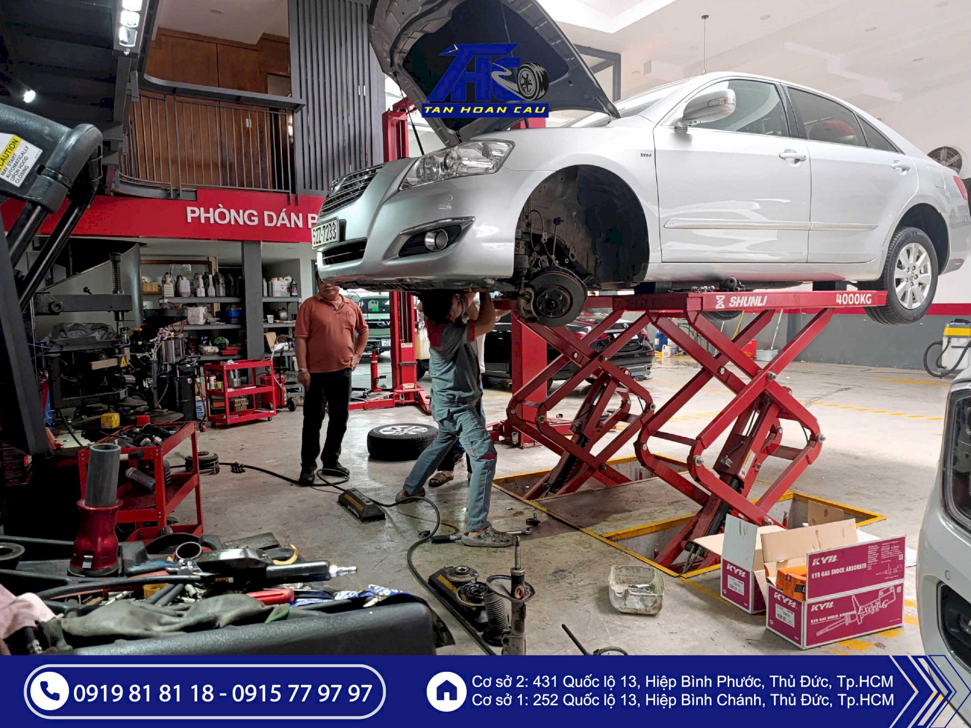 Gói bảo dưỡng dàn gầm tại Ô Tô Tân Hoàn Cầu – Chất lượng –  An tâm từ A đến Z