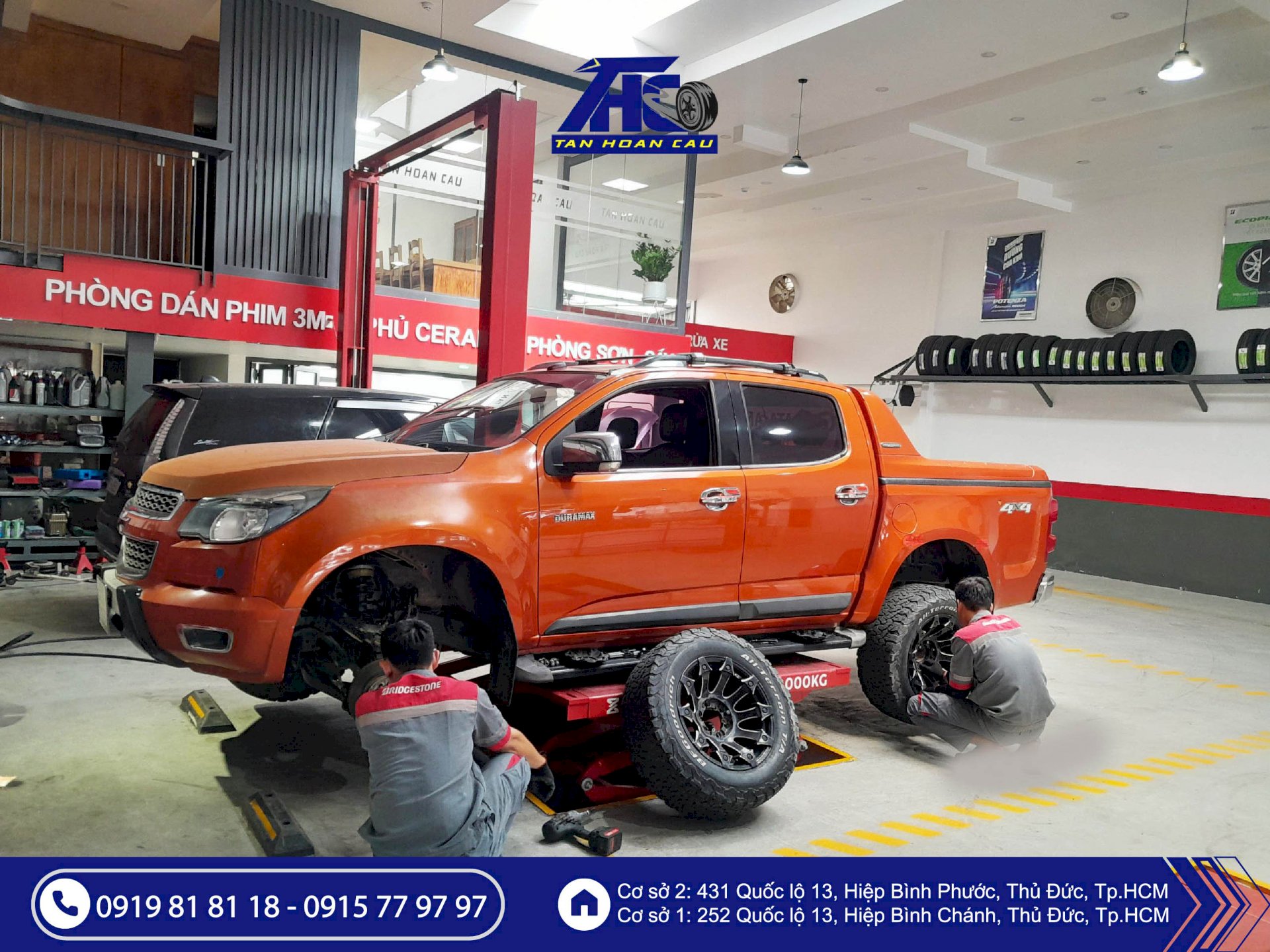 Đến Ô Tô Tân Hoàn Cầu - Giải quyết mọi nỗi lo cho chiếc Xế của bạn!