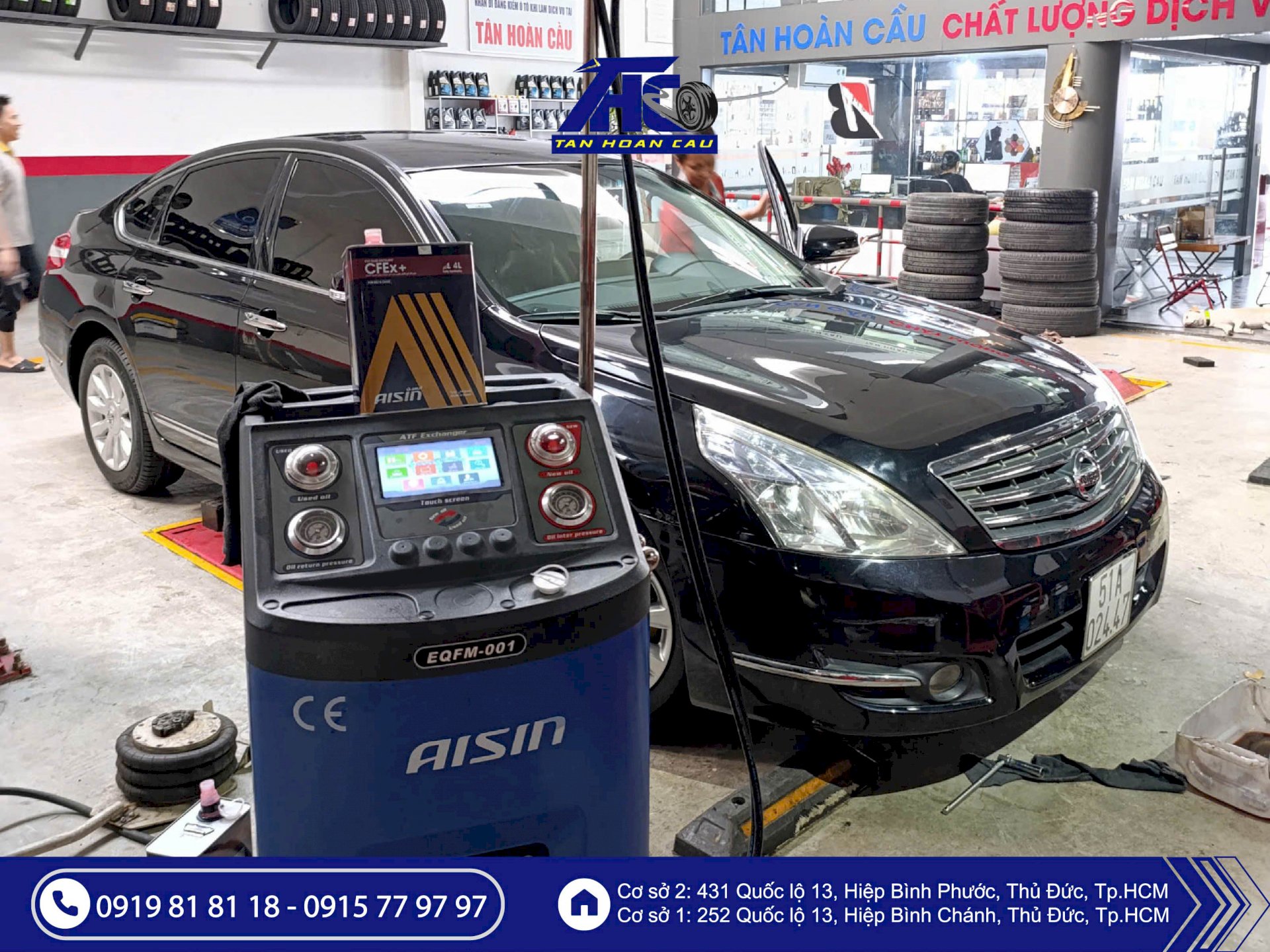 Trải nghiệm thay dầu hộp số tuần hoàn 