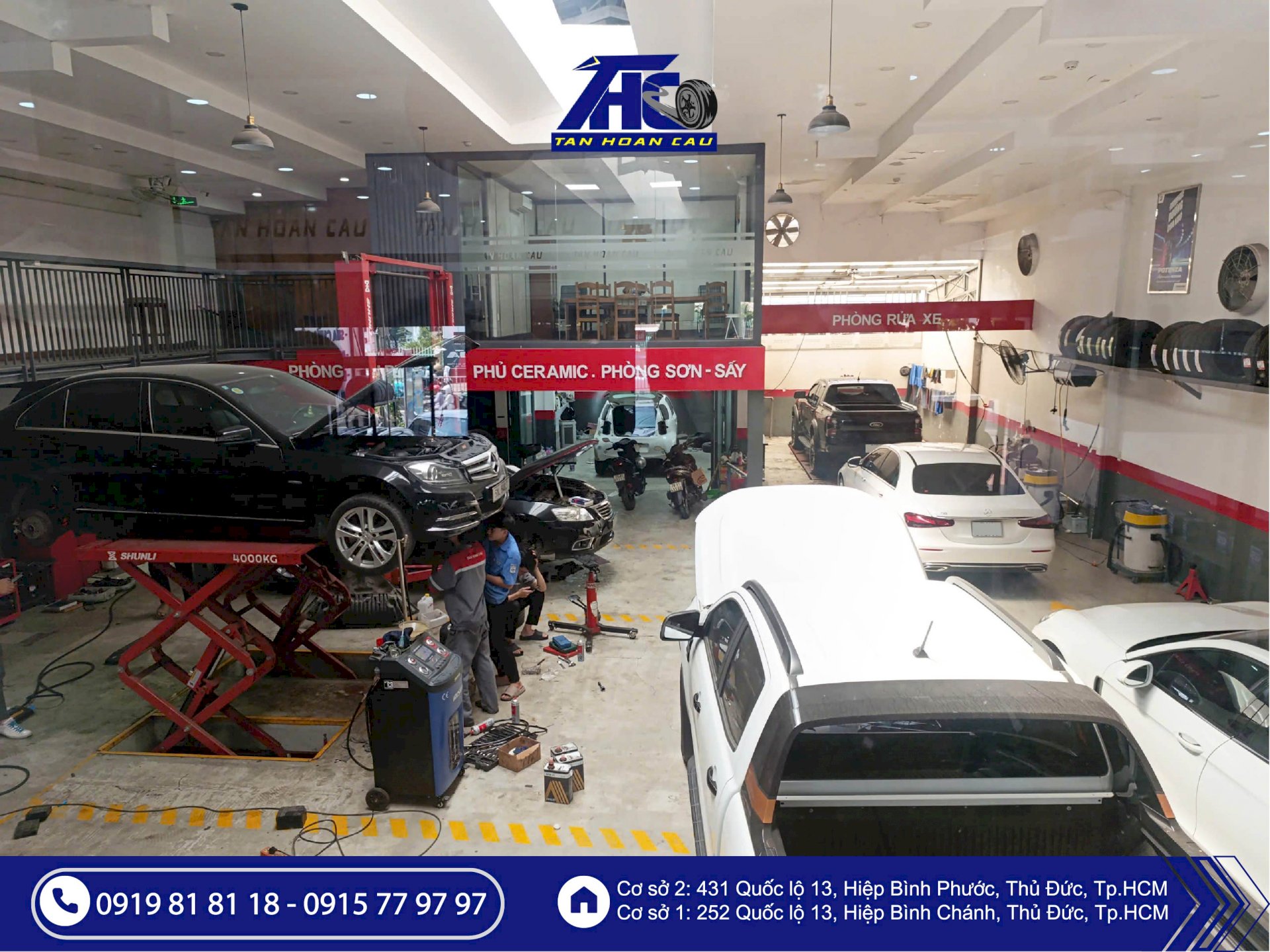 Ô Tô Tân Hoàn Cầu – Trung tâm chăm sóc & bảo dưỡng ô tô toàn diện chuyên nghiệp chuẩn hãng cho chuyến đi xa an tâm mùa Tết tại TPHCM!