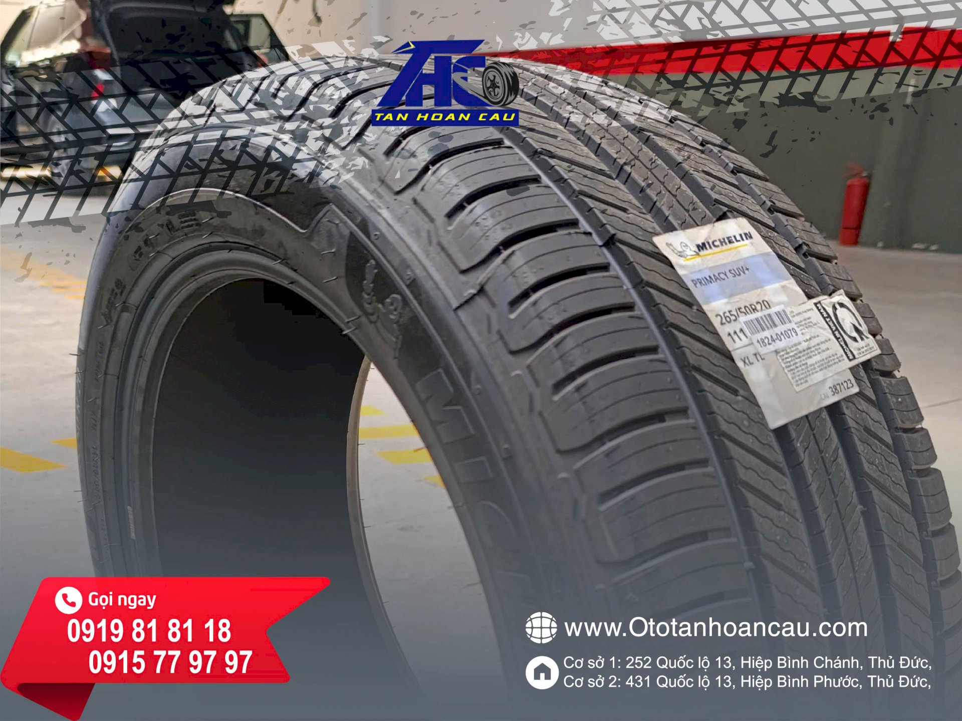 Michelin – Độ bền, khả năng tiết kiệm nhiên liệu và những dòng lốp nổi bật. Trải nghiệm “Combo kiểm tra miễn phí & thay lốp ô tô chính hãng định kỳ” tại Ô Tô Tân Hoàn Cầu – Trung tâm bảo dưỡng, sửa chữa, chăm sóc xe và lốp ô tô uy tín top đầu TP.HCM