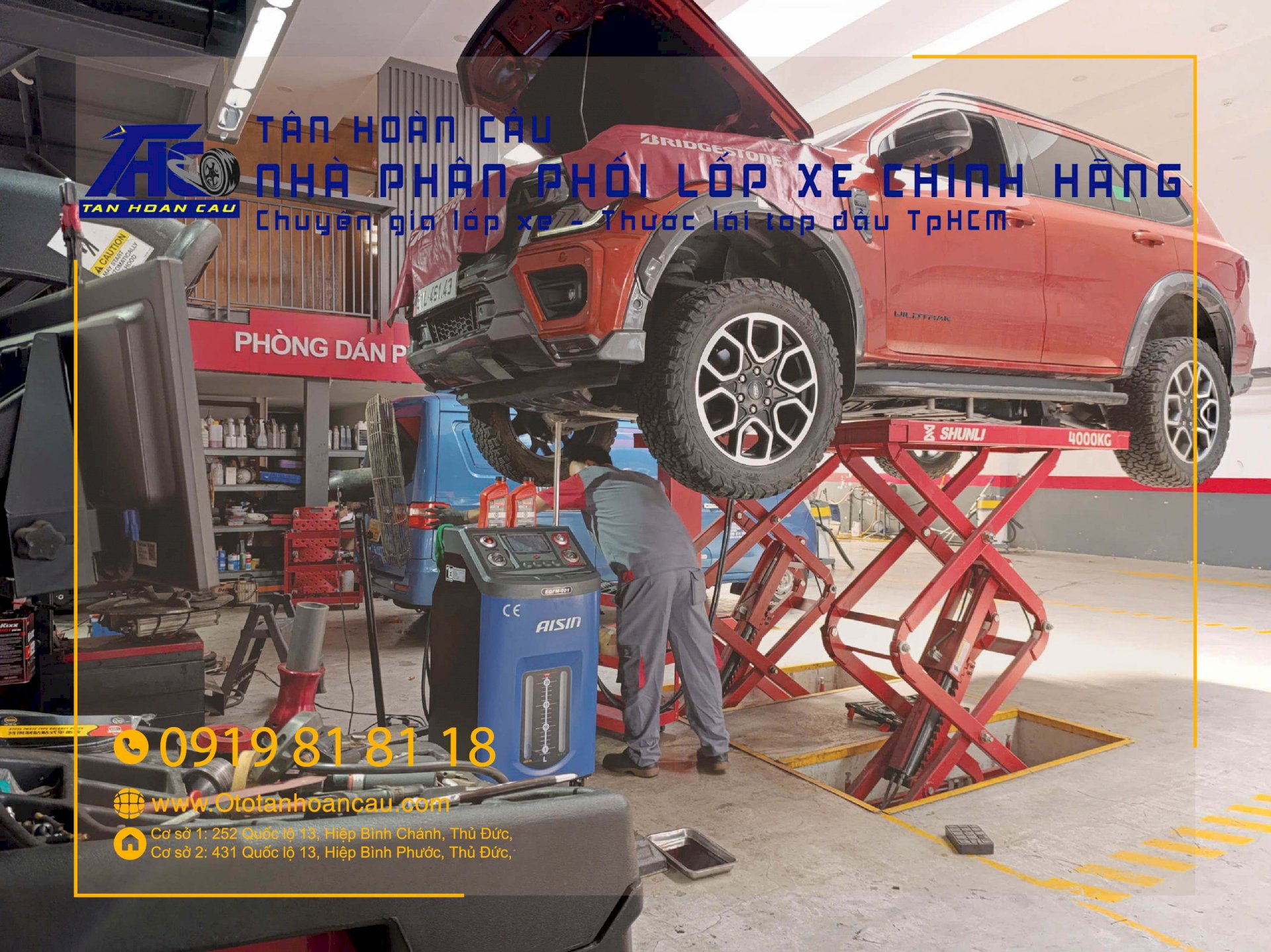 Ô TÔ TÂN HOÀN CẦU - Một lần đưa xe đến nhiều nhu cầu được kiểm tra và chăm sóc tại cùng một điểm: 