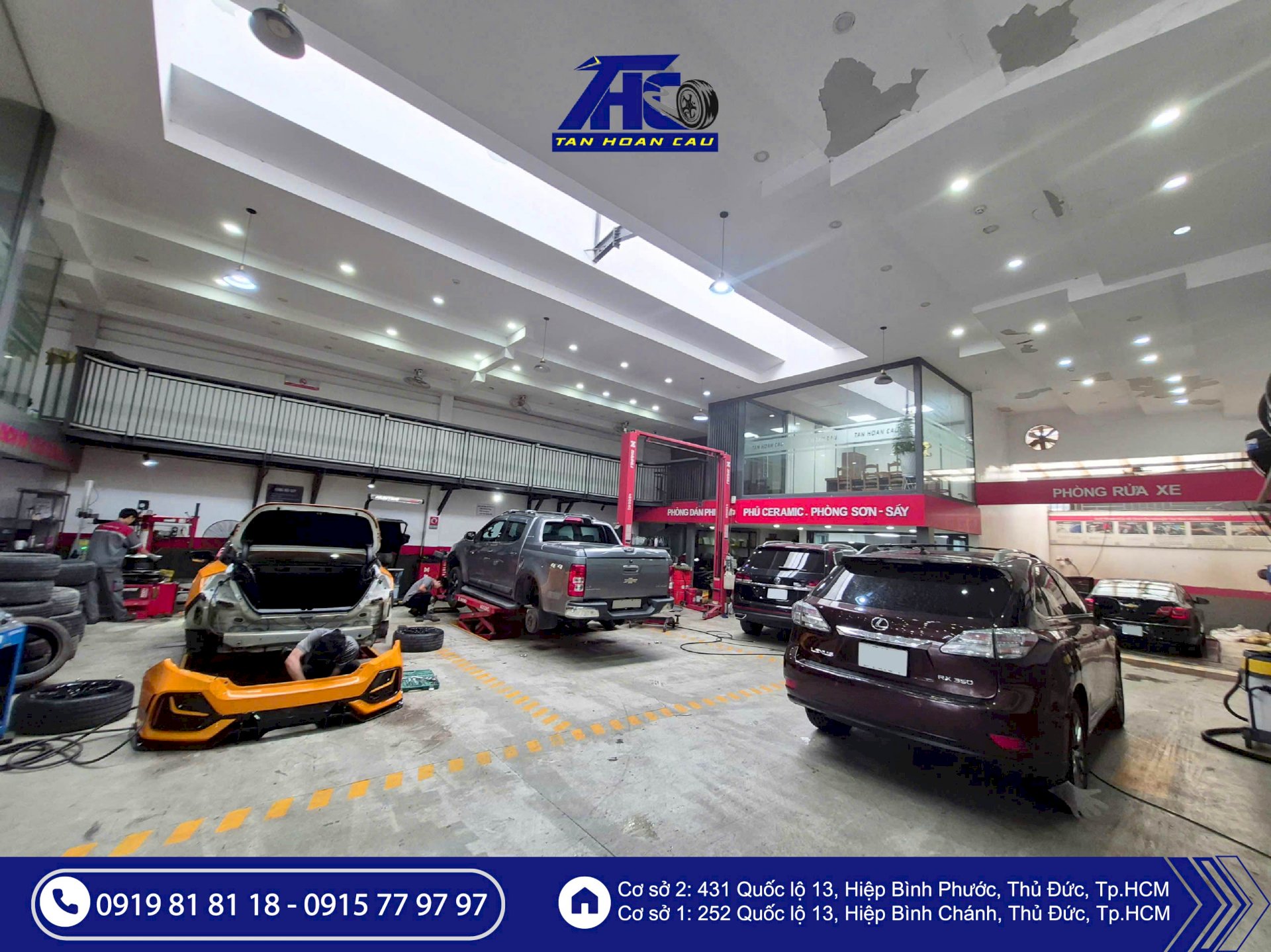 Trung tâm đa dịch vụ chăm sóc xe ô tô chuyên nghiệp Ô Tô Tân Hoàn Cầu TP.HCM – Giải pháp toàn diện cho mọi dòng xe & nơi chủ xe TP.HCM tin chọn vì chất lượng và giá cả tốt hiện nay!