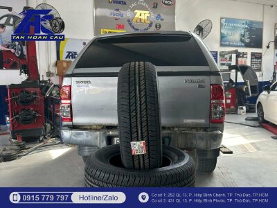 Giá lốp xe bán tải Hilux Bridgestone, Michelin theo kích thước, size chuẩn thông số lốp theo xe và địa chỉ thay lốp tại Thủ Đức, TPHCM