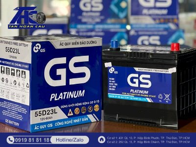 Kiểm tra ngày sản xuất bình ắc quy GS