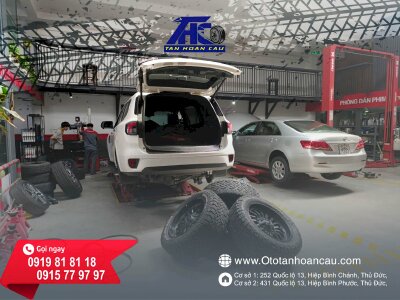 Đến Ô tô Tân Hoàn Cầu thay lốp chuẩn hãng - Chăm sóc xe toàn diện - Bảo vệ ví tiền và sự an toàn cả gia đình! 