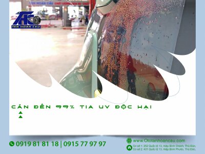 Dán phim cách nhiệt xe ô tô có đăng kiểm được không?