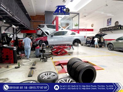 Bảo dưỡng – sửa chữa dàn gầm chuyên nghiệp tại Ô Tô Tân Hoàn Cầu : Giữ xe ổn địn, bền bỉ theo thời gian, tiết kiệm chi phí!