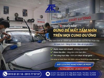 Làm đẹp Xế cuối năm! Combo phủ ceramic toàn diện – phủ nano kính lái – vệ sinh nội thất chuyên sâu có đáng không?