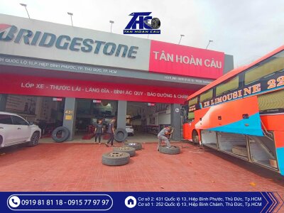 Khi nào nên thay từng chiếc và khi nào nên thay cả cặp lốp? Ô Tô Tân Hoàn Cầu cung cấp dịch vụ kiểm tra và thay lốp lưu động tại TP.HCM với lốp chính hãng Michelin, Bridgestone, Blacklion, Myard và Eudermon.. dành cho cá nhân và doanh nghiệp vận tải.