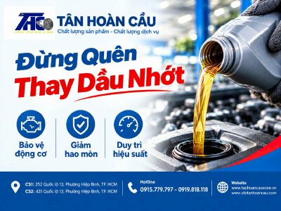 Đừng Quên Thay Dầu Nhớt Đúng Hạn! Chủ Động Bảo Dưỡng Định Kì Để Xế Duy Trì Hiệu Suất Vận Hành An Toàn