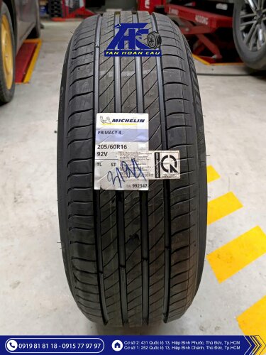 Lốp Michelin Primacy 4 205/60R16 92V - THC231