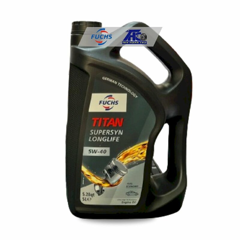 Dầu nhớt Fuchs Titan Supersyn 5W40 (5L) Bình 5L - THC402