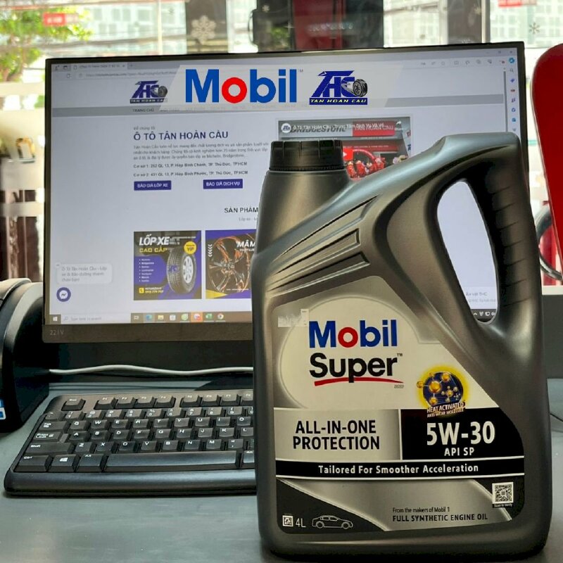 Dầu nhớt Mobil Super 5W30 (4L) - THC411