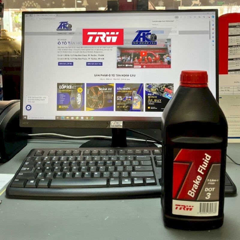 Dầu thắng DOT 3 Brake Fluid 1L - THC417