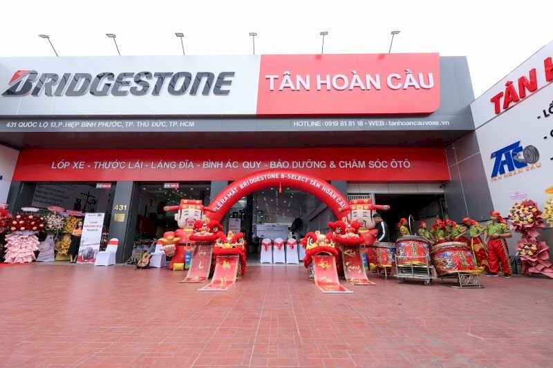 Bridgestone B-Select Tân Hoàn Cầu Đại lý Bridgestone lốp xe, vỏ lốp chính hãng