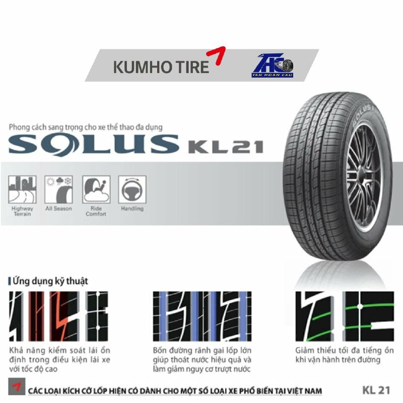 Lốp Kumho ECO SOLUS KL21 - THC200