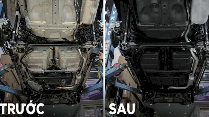 Phủ gầm ô tô giúp cách nhiệt và cách âm hiệu quả cho xe