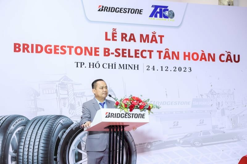 Trang Plo đưa tin về trung tâm dịch vụ lốp xe Bridgestone B-Select Tân Hoàn Cầu tại 413 Quốc lộ 13, Hiệp Bình Phước, Thành phố Thủ Đức, TP.HCM.