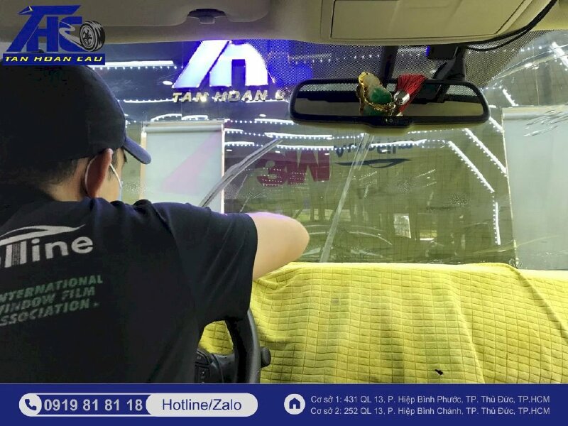 Kĩ thuật sấy nhiệt khi dán phim 3M chống nắng nóng cho xe hơi ô tô 