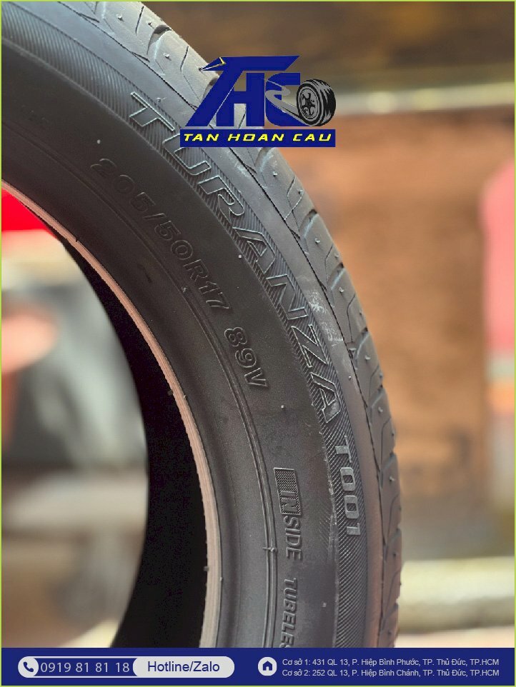 Lốp Bridgestone Turanza T005A 225/55R17 097W - THC122