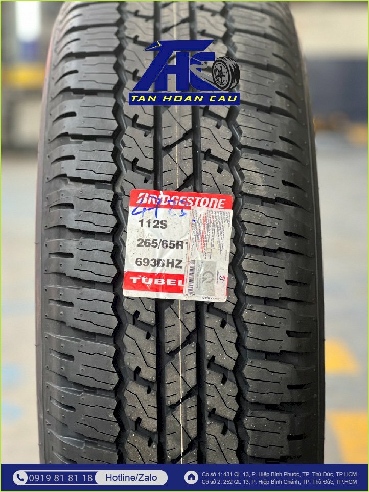 Lốp Bridgestone Dueler A/T D693 265/65R17 112S - THC96