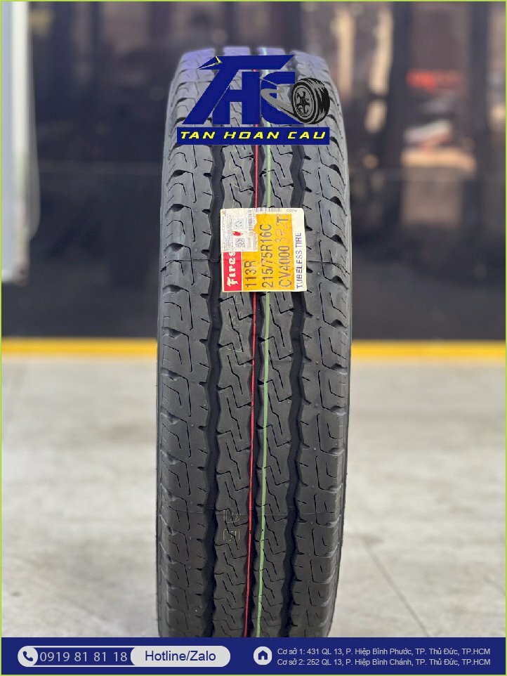 Lốp Bridgestone Firestone CV40 215/75R16C 113R - THC06