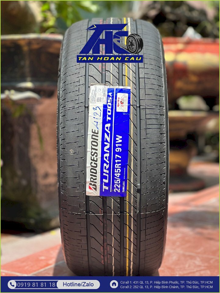 Lốp Bridgestone Turanza T005A 225/45R17 091W - THC124