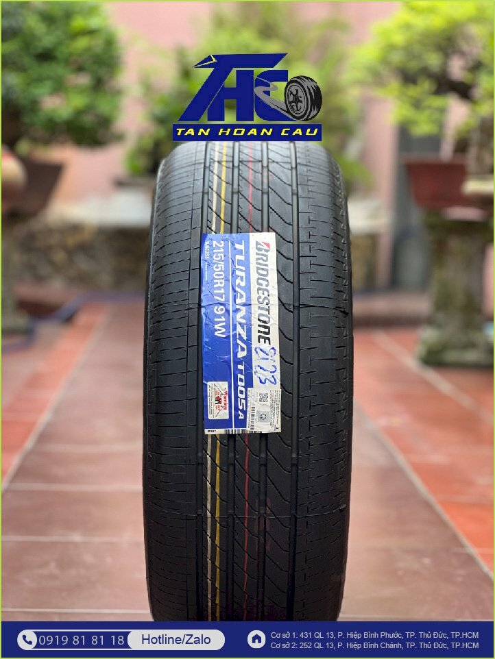 Lốp Bridgestone Turanza T005A 215/50R17 091W - THC127