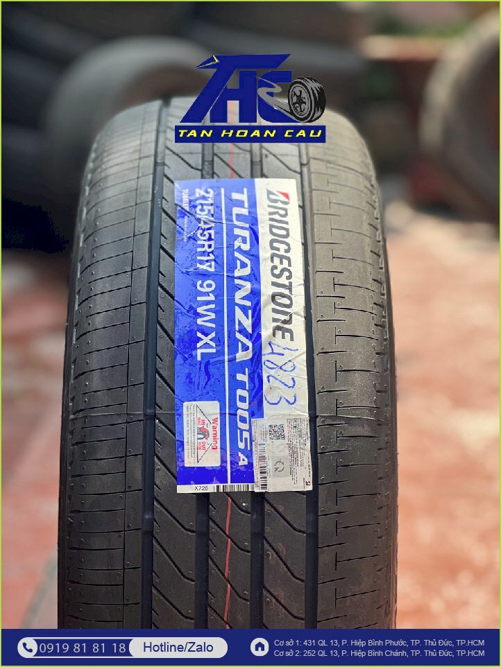 Lốp Bridgestone Turanza T005A 215/45R17 091W - THC128