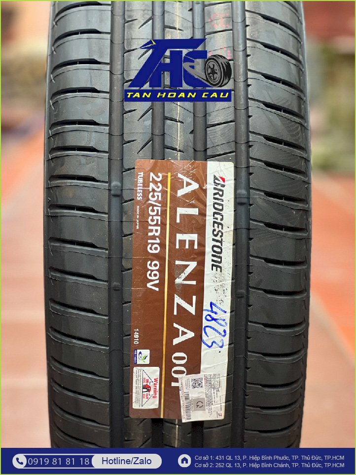 Lốp Bridgestone Alenza AL01 225/55R19 099V - THC145