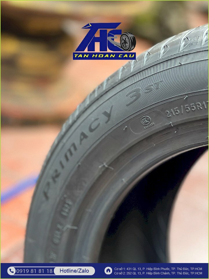 Lốp Michelin Primacy 3ST 215/55R17 94V - THC355