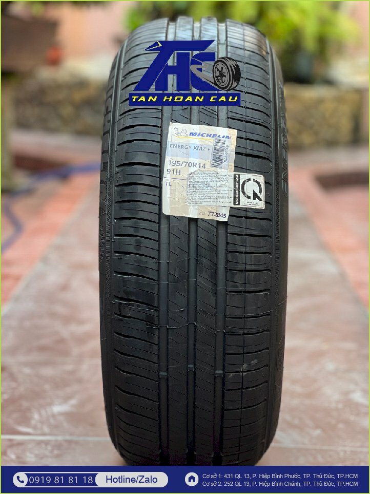 Lốp Michelin Energy XM2+ 195/70R14 91H - THC383