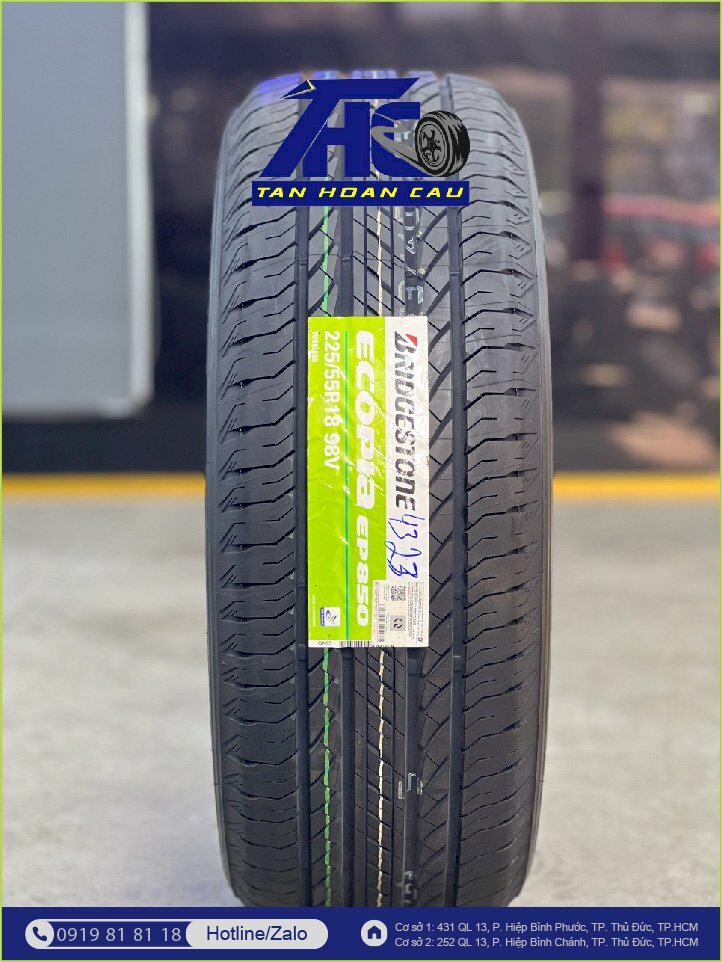 Lốp Bridgestone Ecopia EP850 225/55R18 098V - THC63