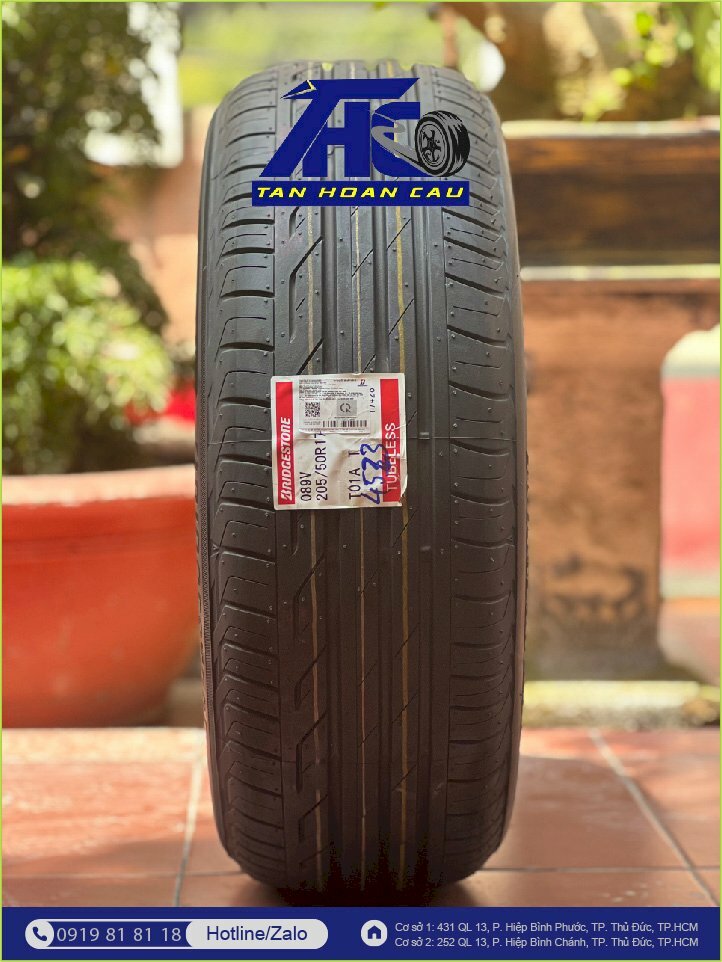 Lốp Bridgestone Turanza T001 205/50R17 89V - THC10