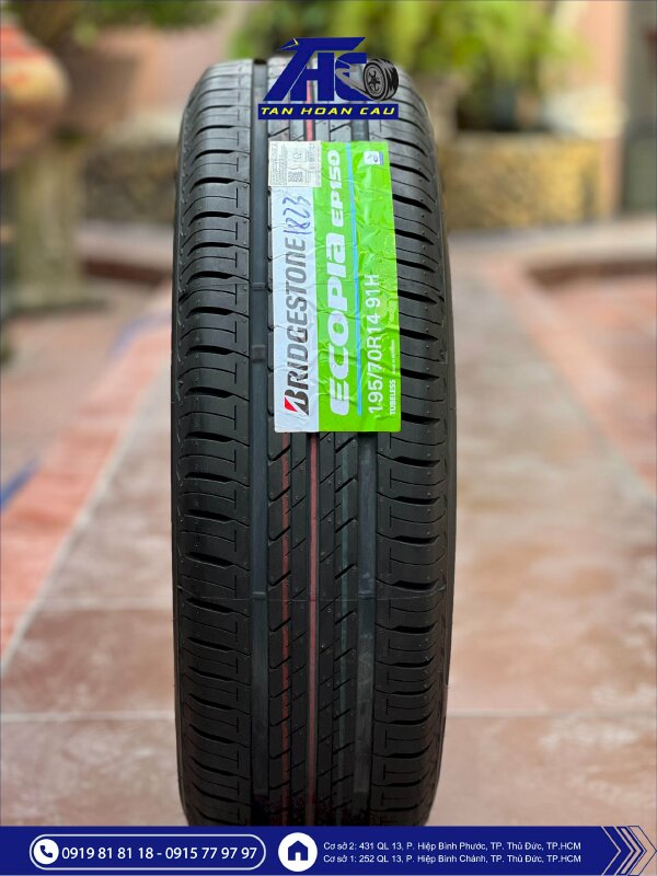 Lốp Bridgestone Ecopia EP150 195/70R14 091H - THC26