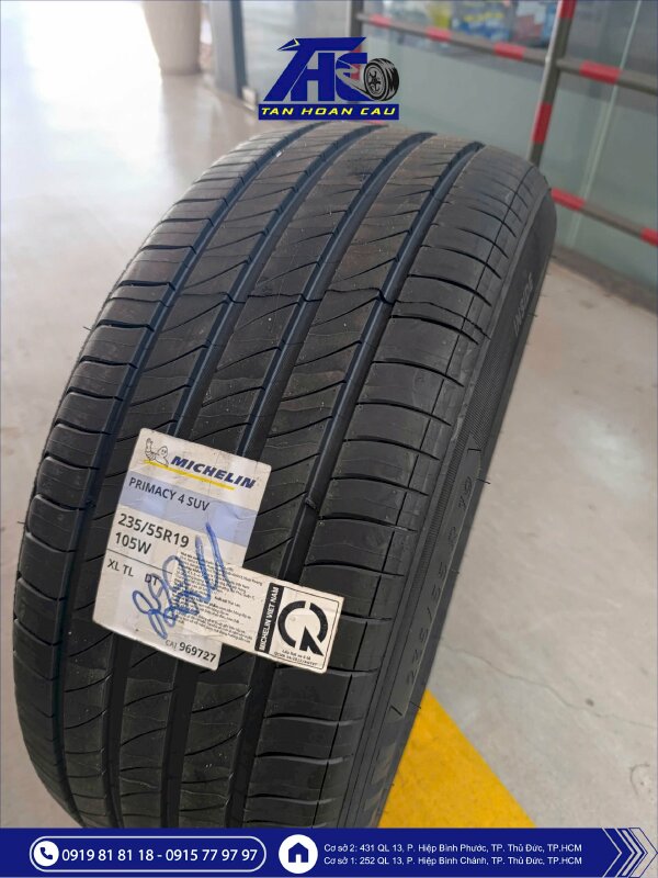 Lốp Michelin Primacy 4 SUV 235/55R19 105W - THC318