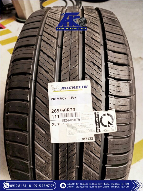 Lốp Michelin Primacy SUV+ 265/50R20 111 - THC553